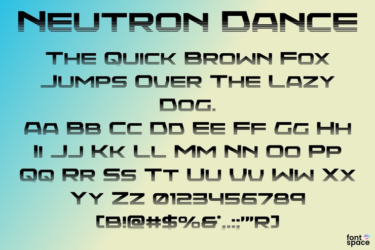 Neutron Dance字体 2