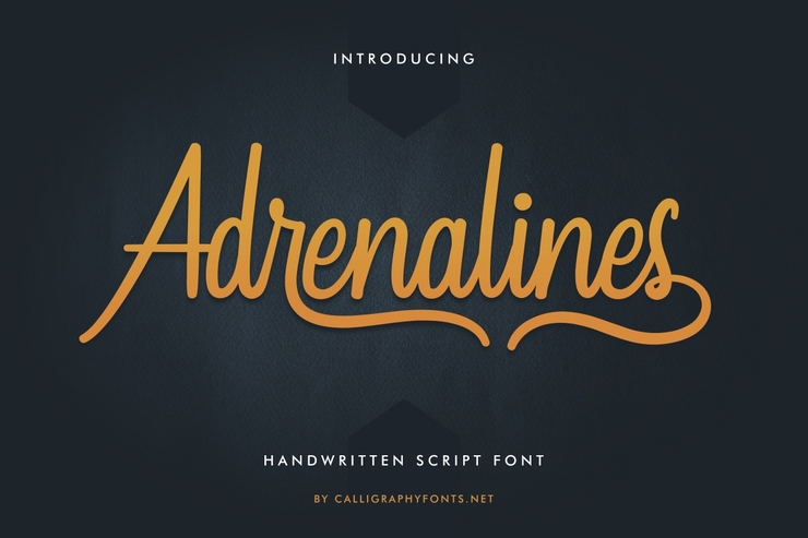 Adrenalines字体 1