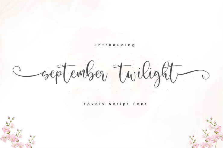 September Twilight字体 2
