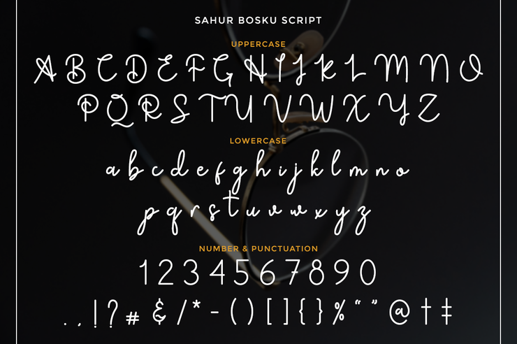 Sahur Bosku字体 3