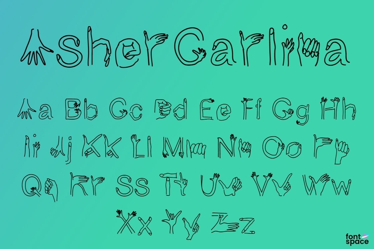 Asher Carlina字体 1