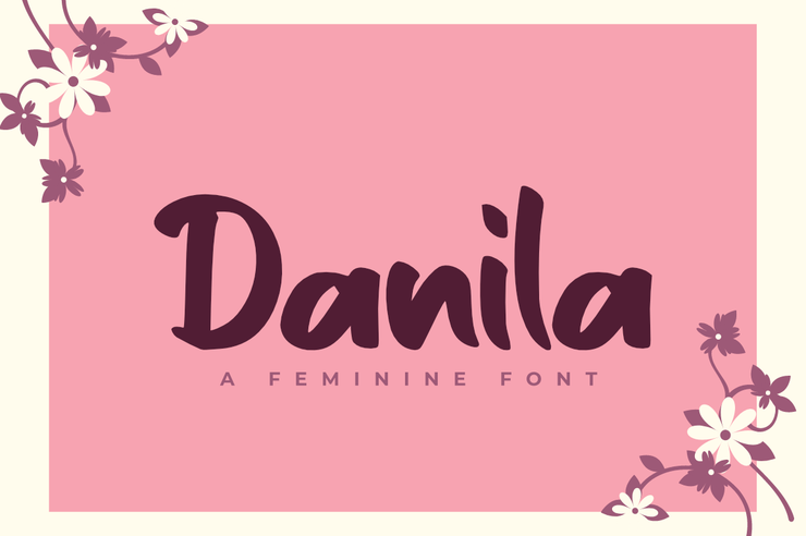 Danila字体 1