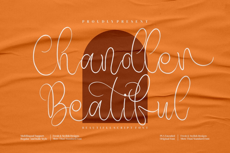 Chandler Beautiful字体 8