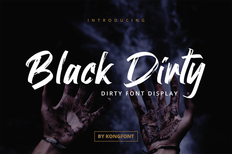 Black Dirty字体 1