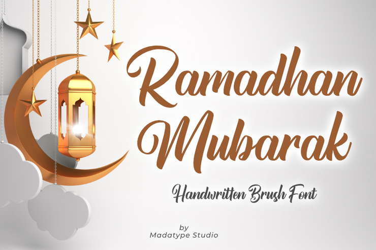 Ramadhan Mubarak字体 1