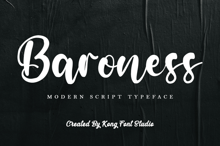 Baroness字体 1