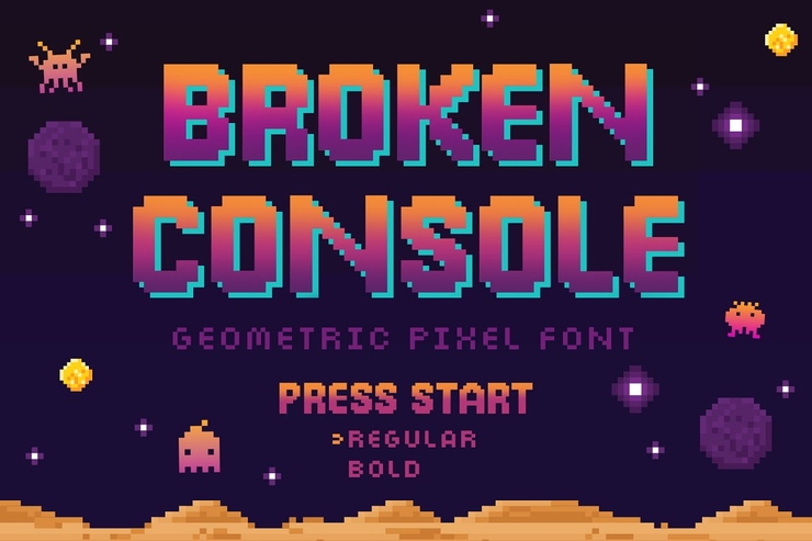 Broken Console字体 2