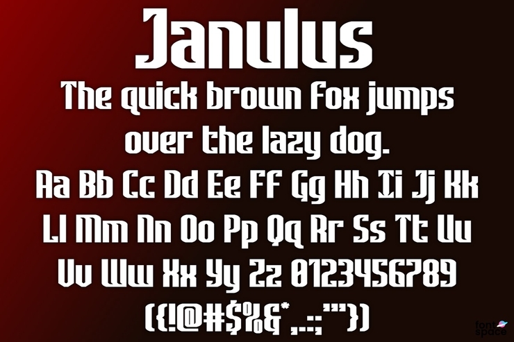 Janulus字体 1