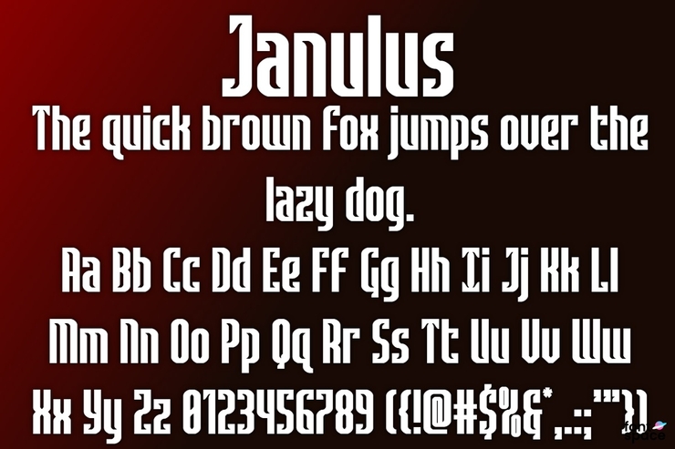 Janulus字体 4