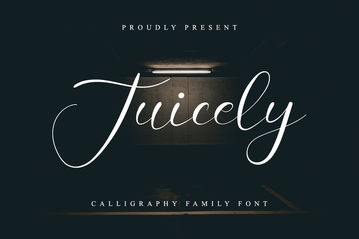 Juicely字体 1