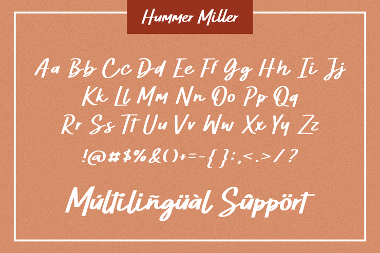 Hummer Miller字体 6