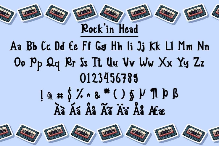 Rock 'in Head字体 4