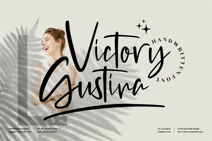 Victory Gustina字体 4