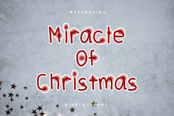 Miracle Of Christmas字体 1