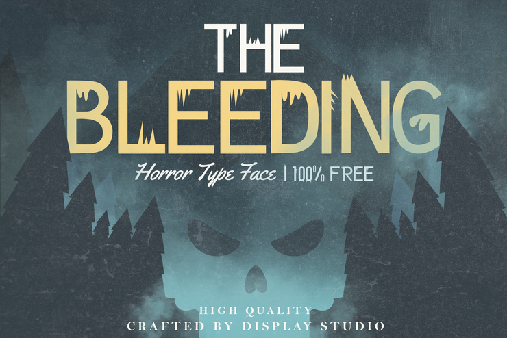 The Bleeding字体 1