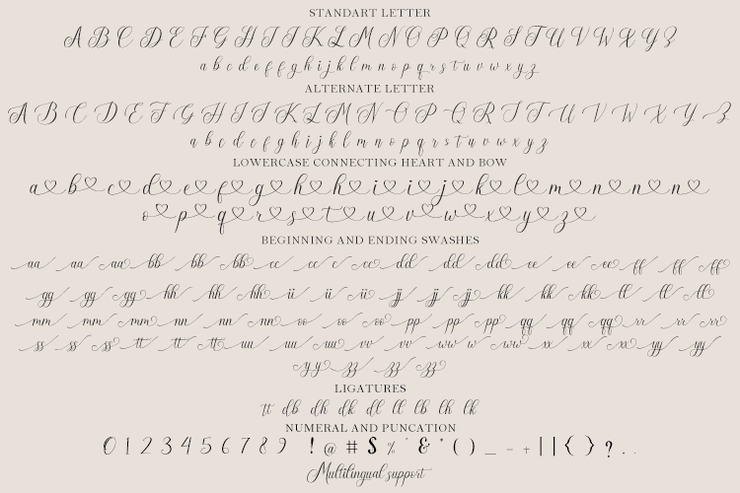 Bisatta| Calligraphy字体 8