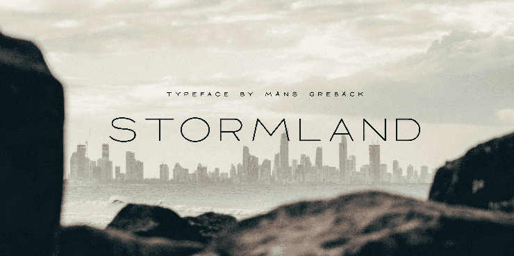 Stormland字体 6