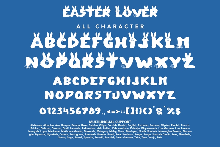 Easter Lover字体 5