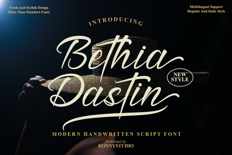 Bethia Dastin字体 1