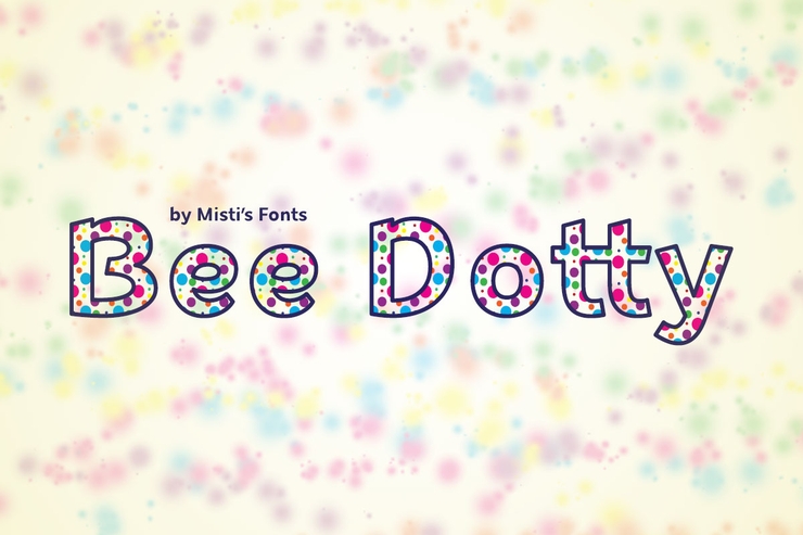 Bee Dotty字体 1