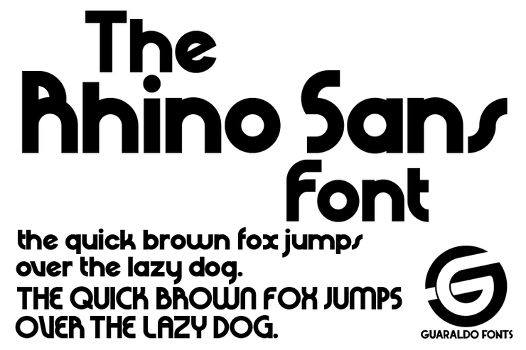 Rhino Sans字体 1