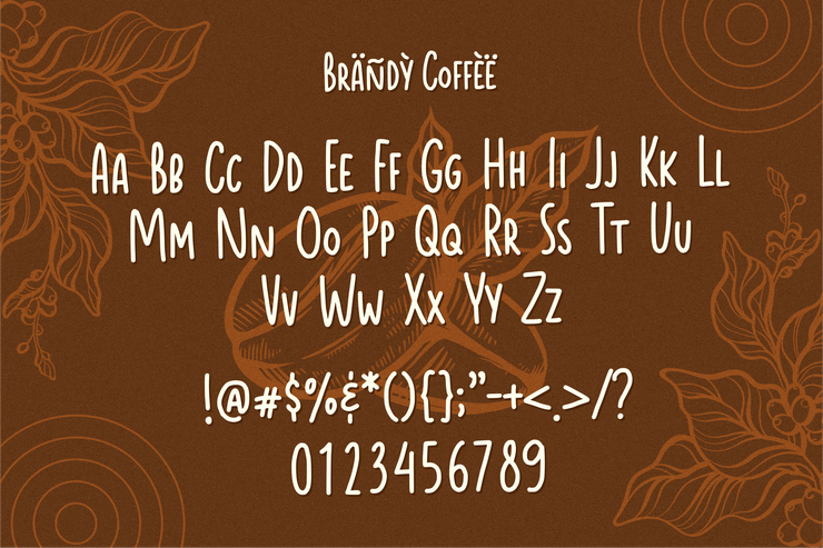 Brandy Coffee字体 4