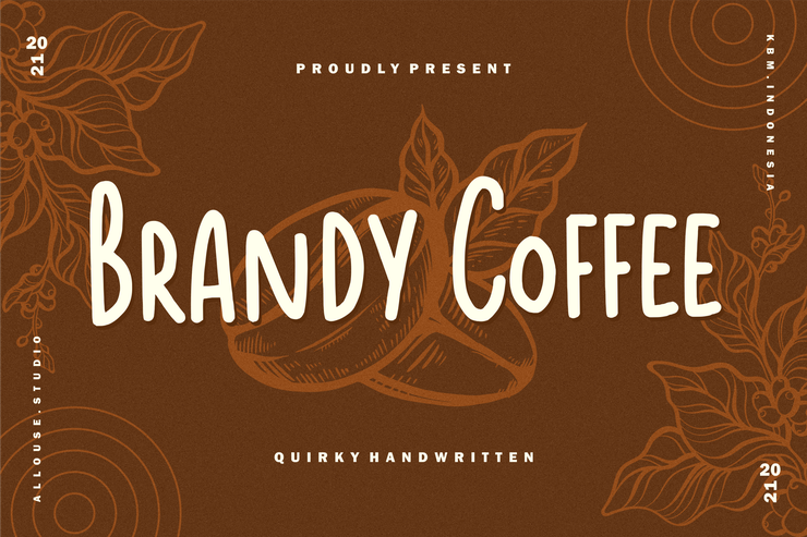 Brandy Coffee字体 10