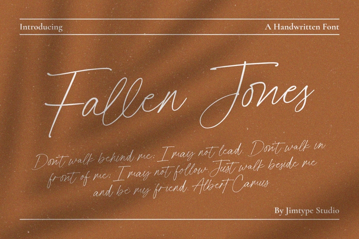 Fallen Jones字体 5