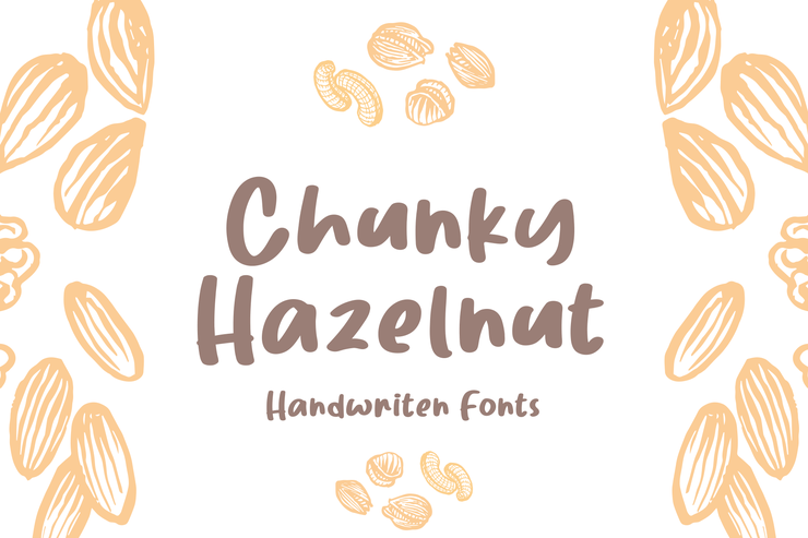 Chunky Hazelnut字体 3