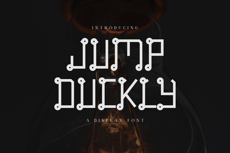 Jump Duckly字体 2