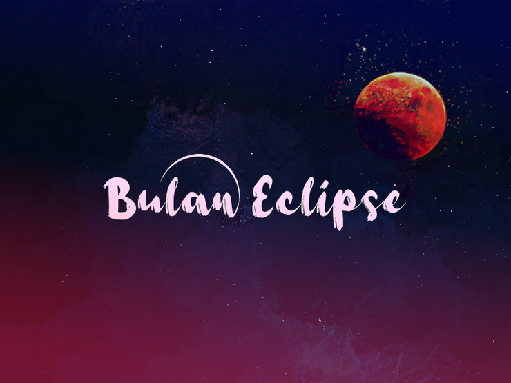 b Bulan Eclipse字体 1