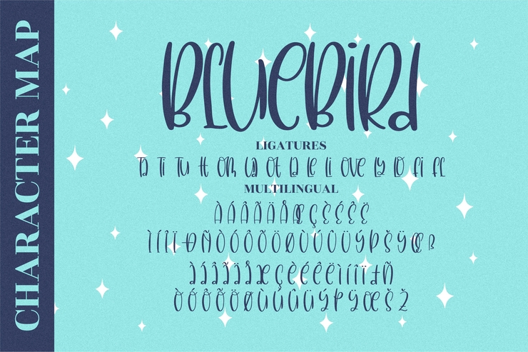 Blue Bird字体 7