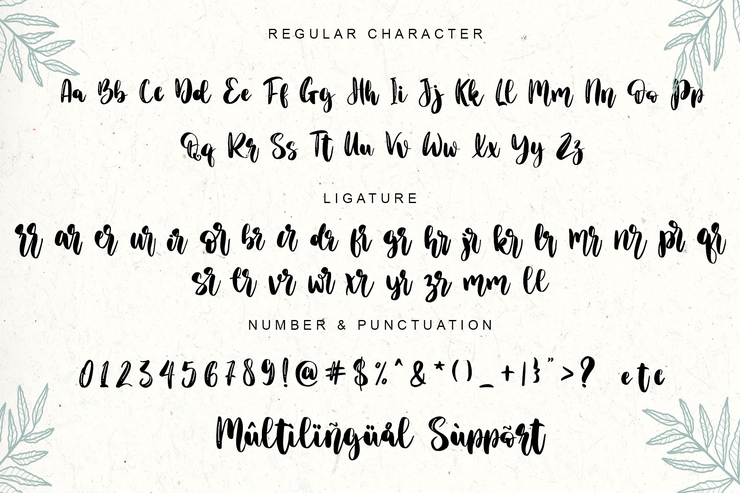 Merijola字体 8