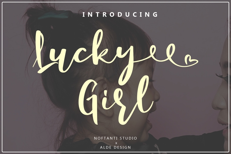 Lucky Girl字体 2