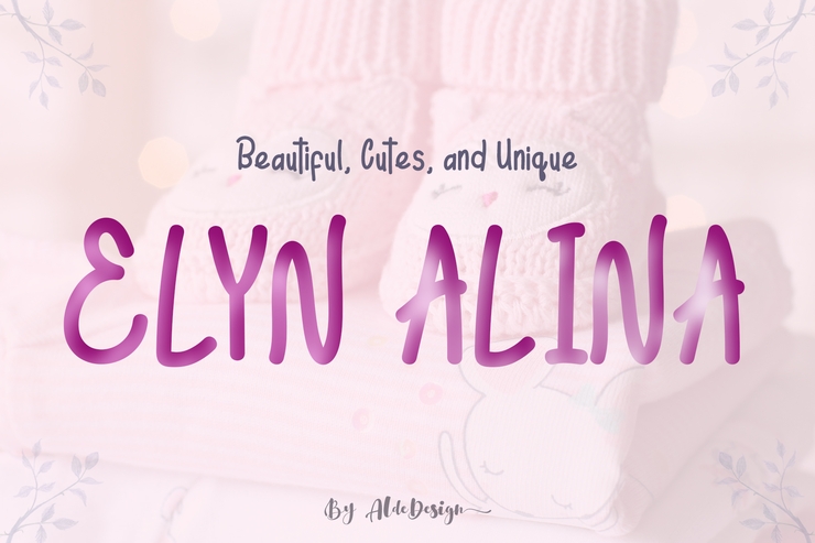 Elyn Alina字体 3