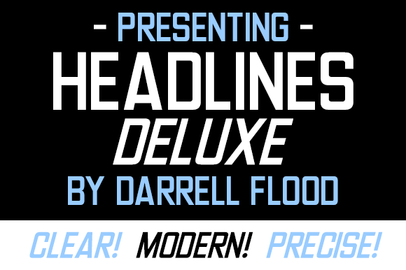 Headlines Deluxe字体 1