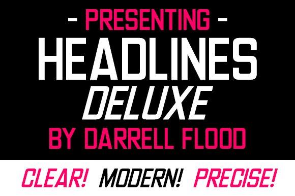 Headlines Deluxe字体 2