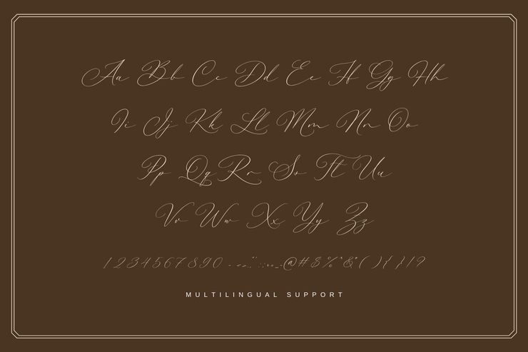 La Belle Signature字体 3