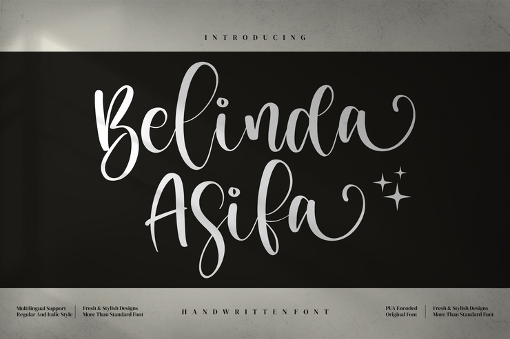 Belinda Asifa字体 7