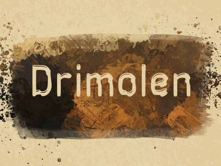 d Drimolen字体 1