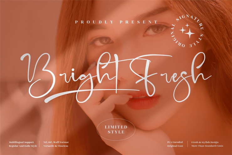 Bright Fresh字体 1
