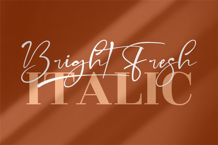 Bright Fresh字体 2