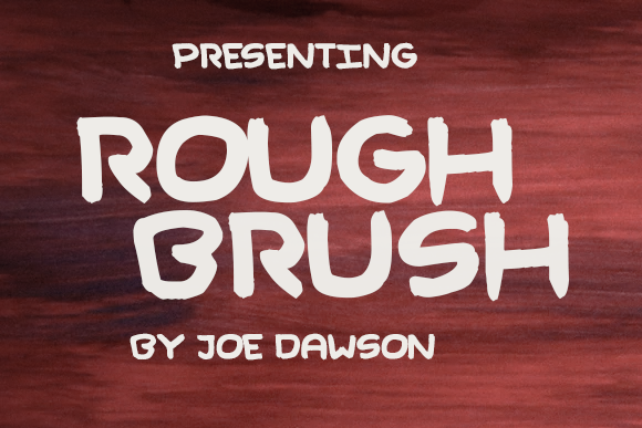 Rough Brush字体 1