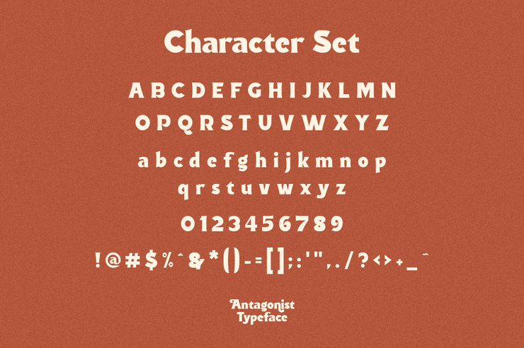 Antagonist字体 7