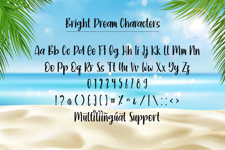 Bright Dream字体 4