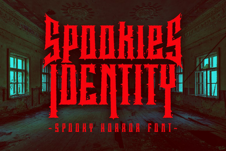Spookies Identity字体 1
