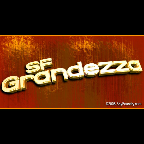 SF Grandezza字体 1