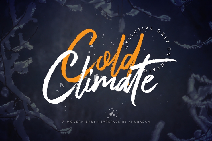 Cold Climate字体 1