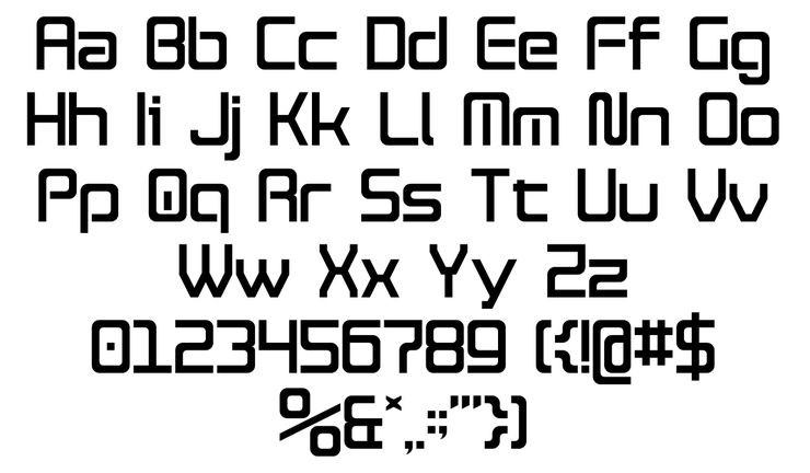 Satella字体 1