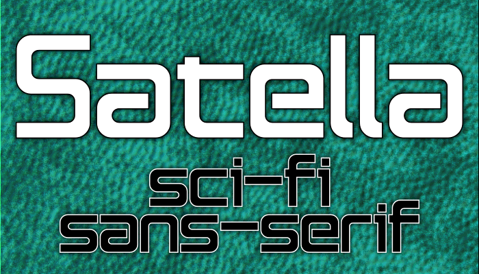 Satella字体 2